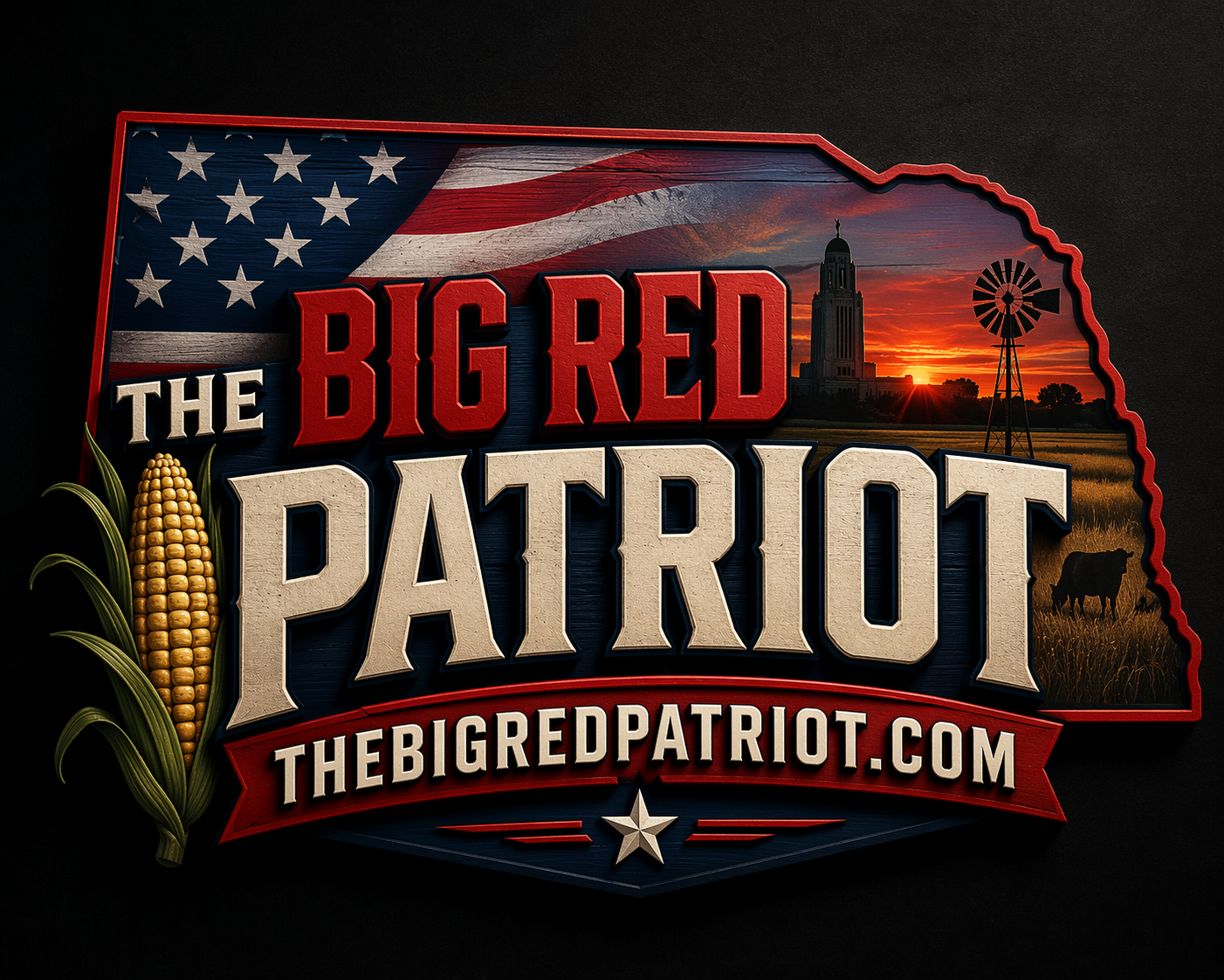 The Big Red Patriot.